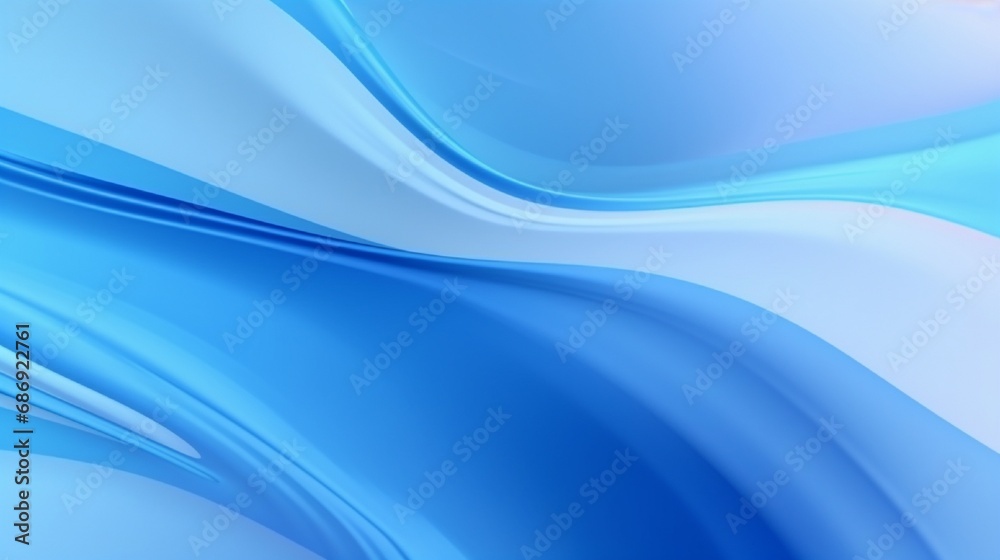 Beautiful blue abstract background. Azure neutral backdrop for presentation design