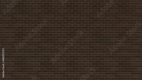 Brick texture dark brown background