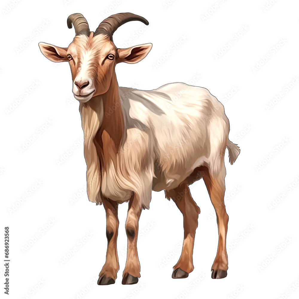 goat isolated on white background goat isolated on white background