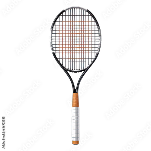 badminton racket isolated on white background