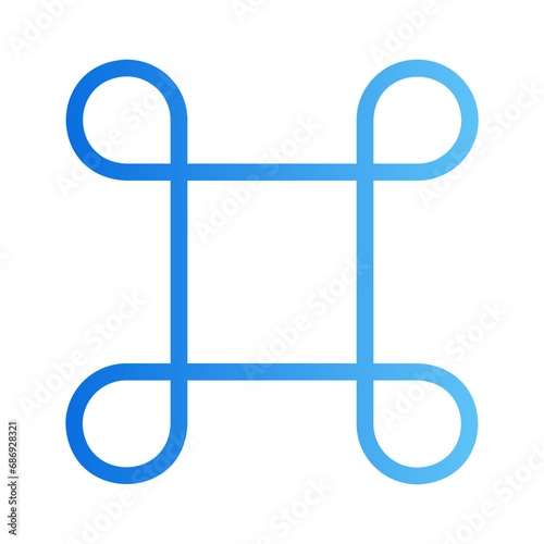 command gradient icon