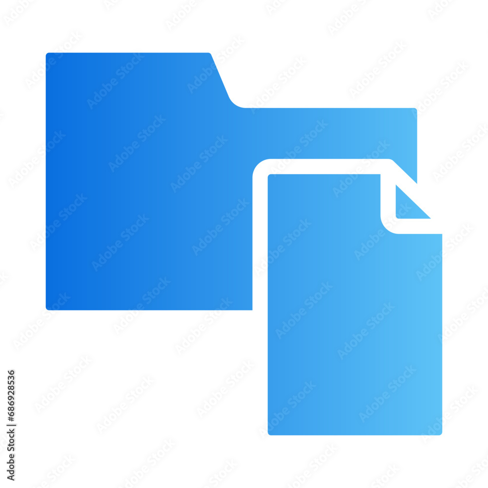 document gradient icon