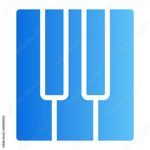 piano gradient icon