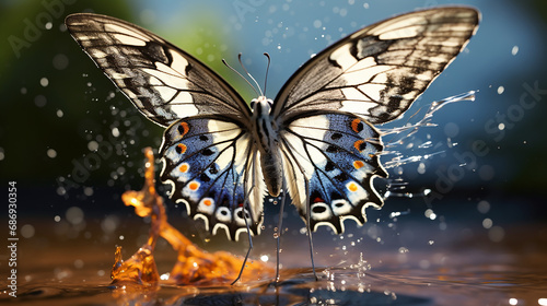 Nature's Ballet: Generative AI Presents Butterflies