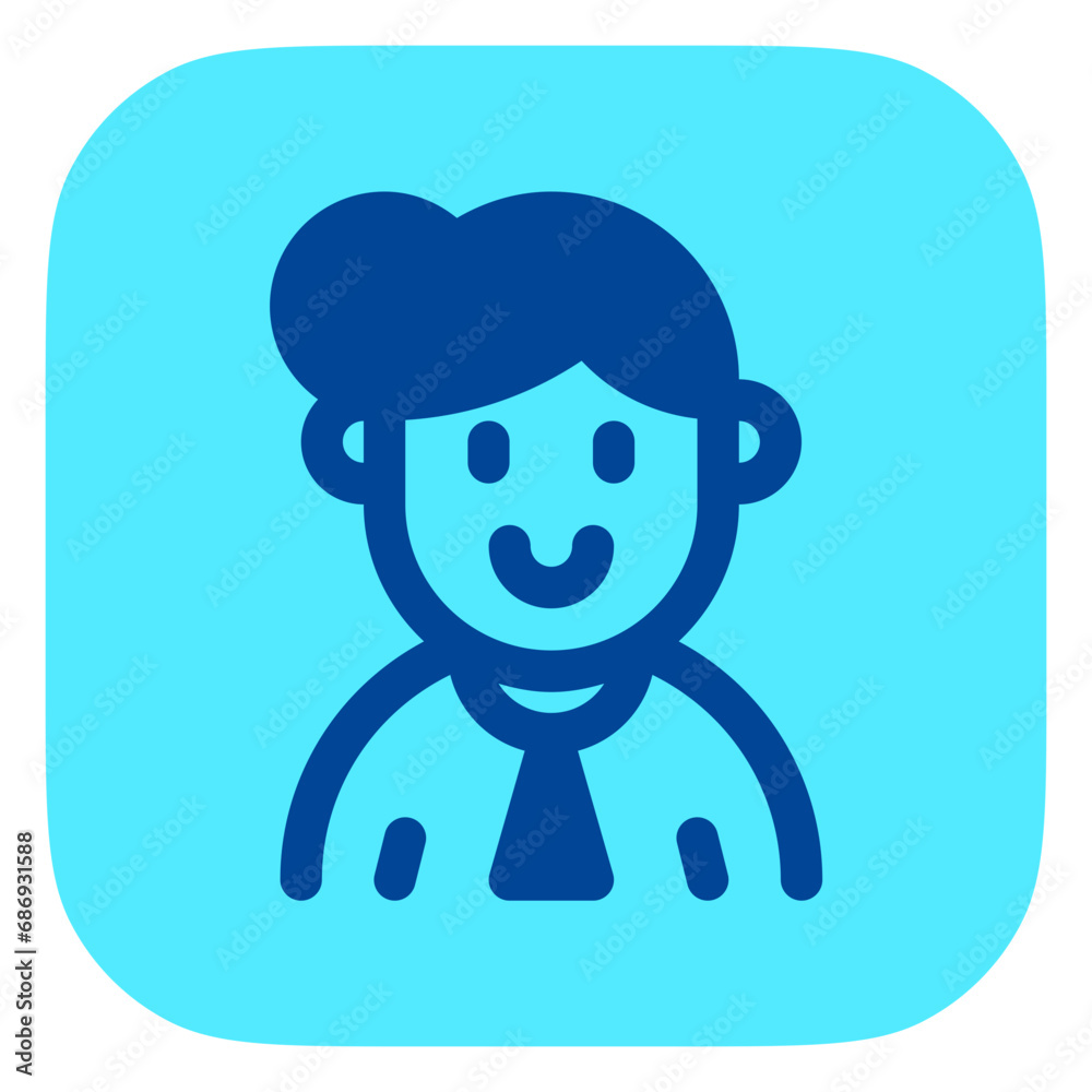 Editable housewife with bun hairstyle avatar vector icon. User, profile, identity, persona. Part of a big icon set family. Perfect for web and app interfaces, presentations, infographics, etc