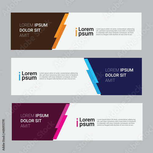 Vector abstract geometric design banner web template.
Vector design Banner background.