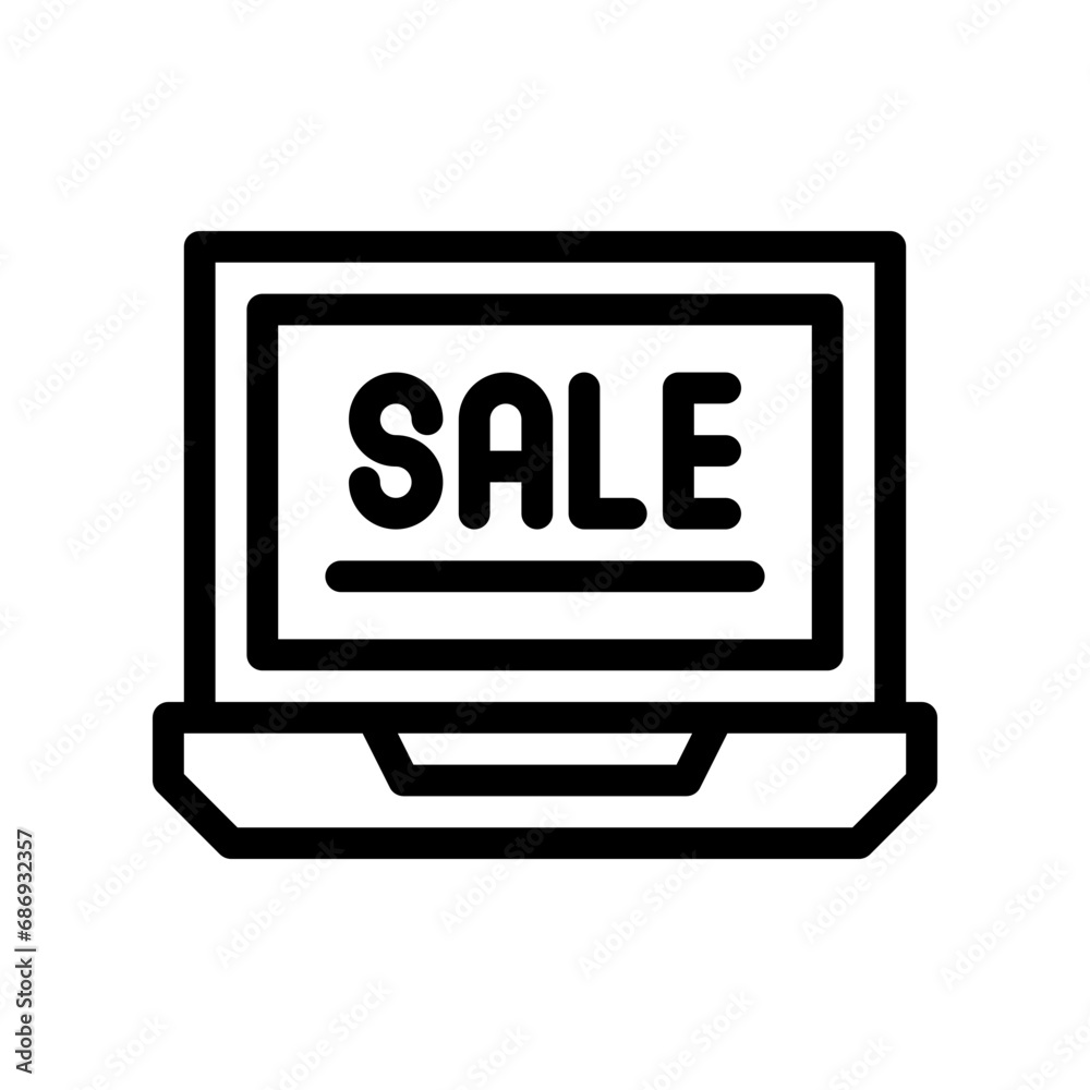 sale line icon sale line icon