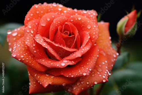 Floral fresh beauty bloom blossom red water nature rose flower