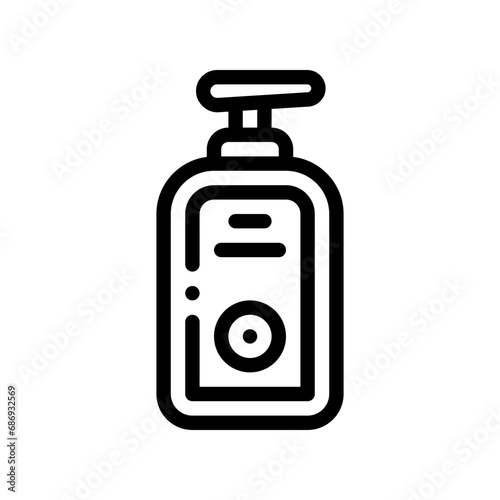 shampoo line icon