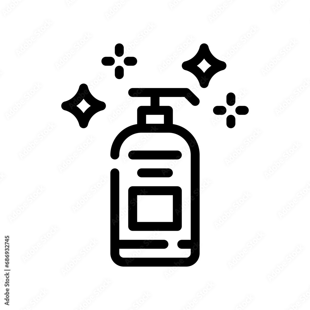 lotion line icon lotion line icon