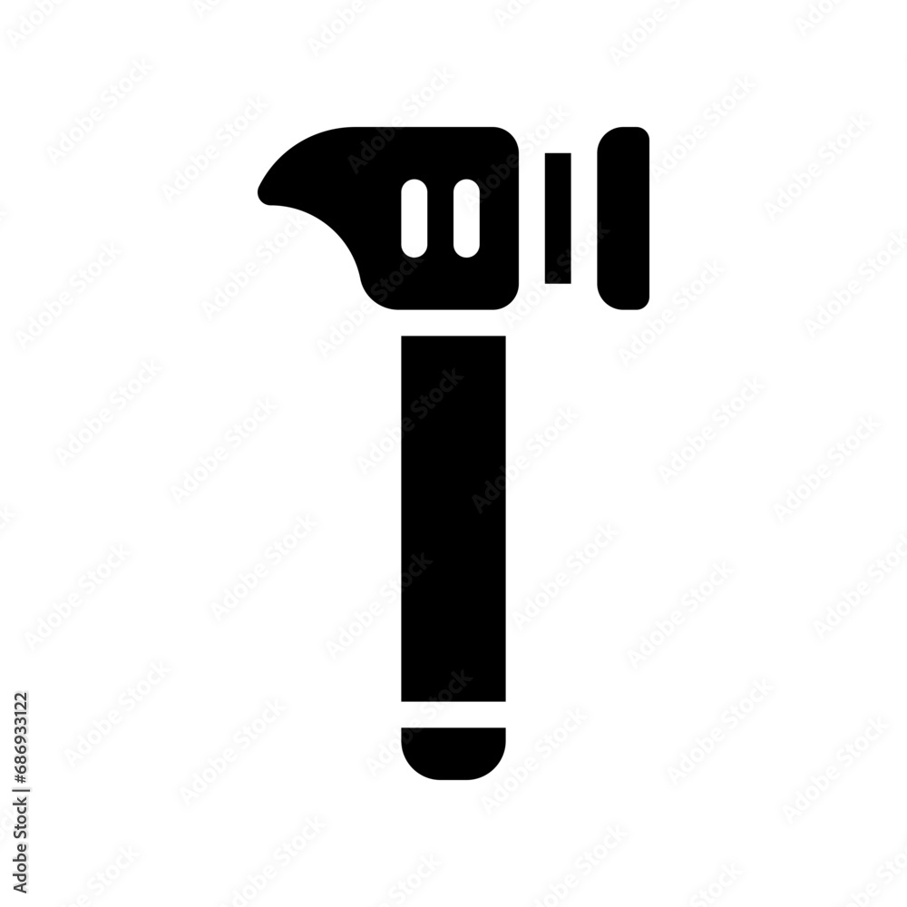 hammer glyph icon