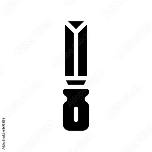 chisel glyph icon