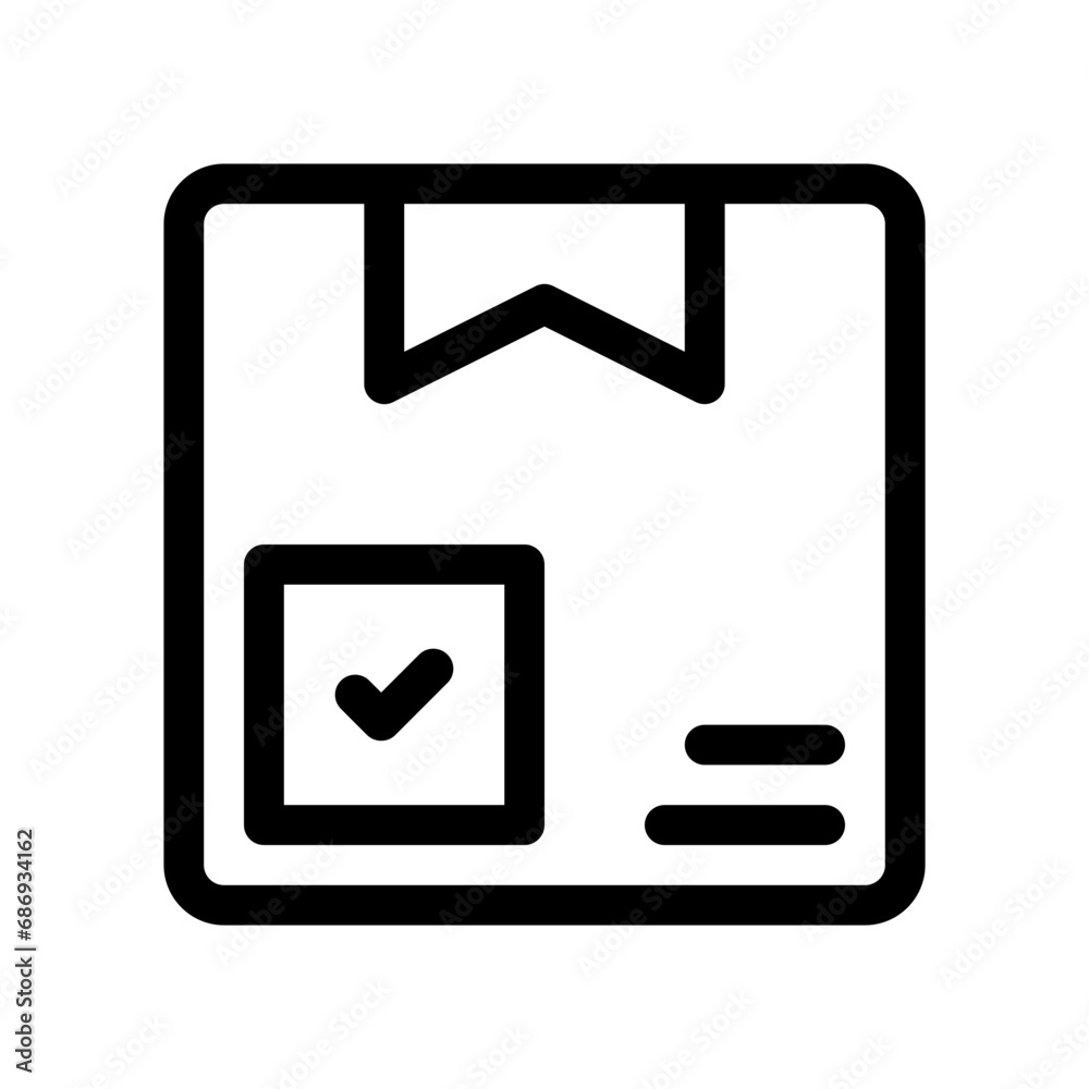 check box line icon check box line icon