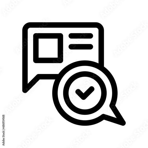 conversation line icon