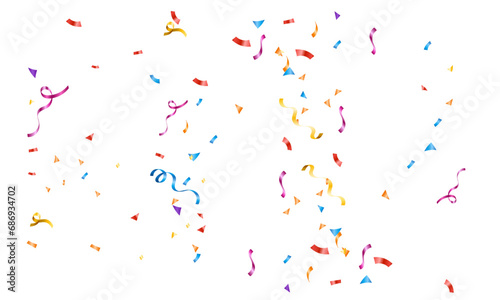 Vector abstract colorful confetti background design