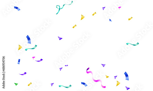 Vector abstract colorful confetti background