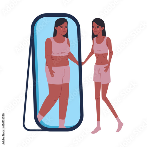 anorexia woman disease