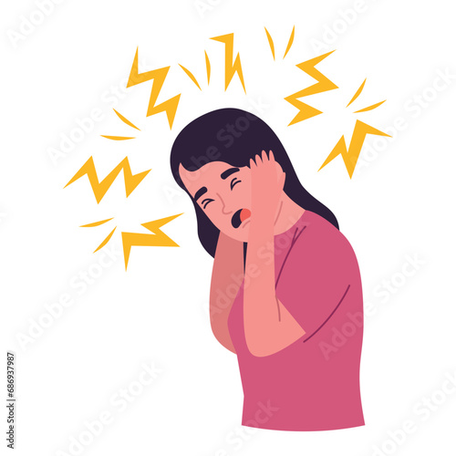 social anxiety disorder woman character