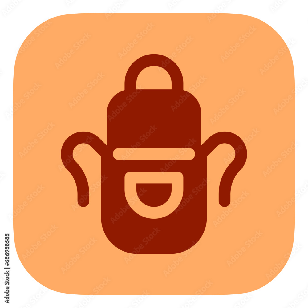 Obraz premium Editable apron vector icon. Apparel, gardening, cooking. Part of a big icon set family. Perfect for web and app interfaces, presentations, infographics, etc