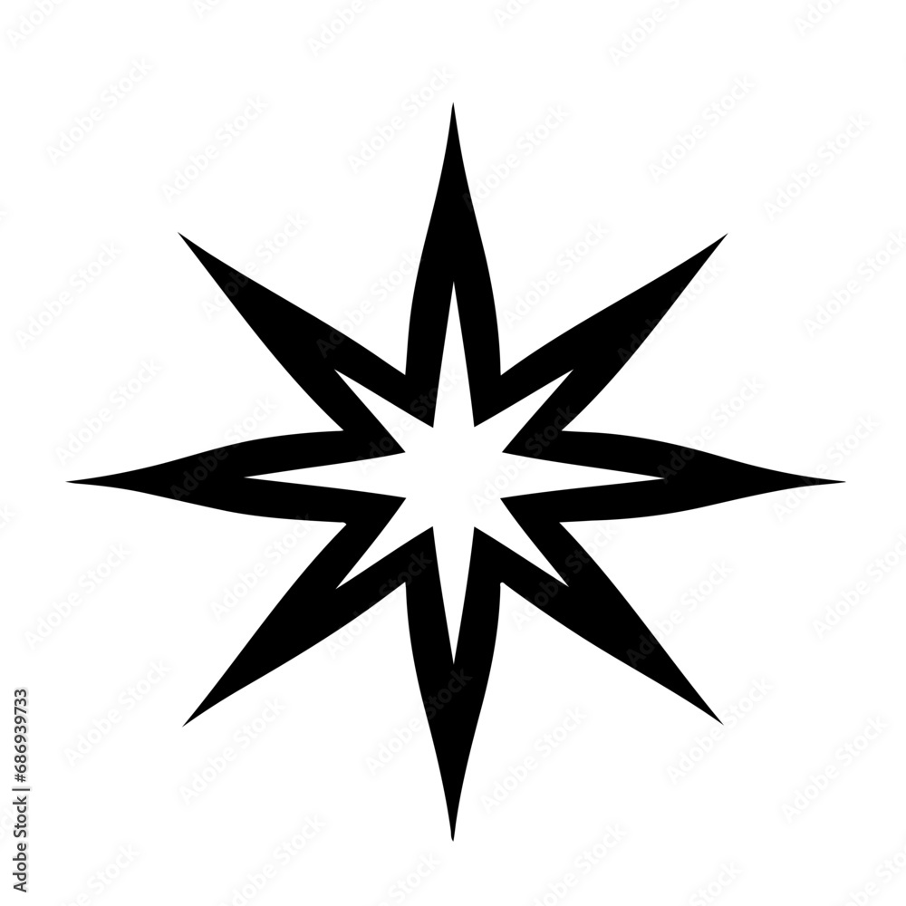 spark Icon Illustration. Vector SVG spark Icon Illustration. Vector SVG