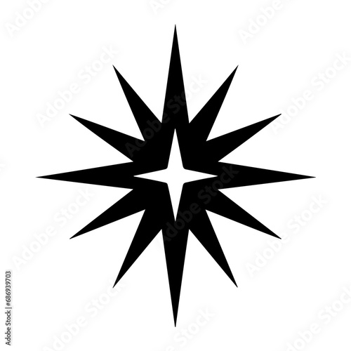 spark Icon Illustration. Vector SVG
