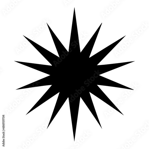 spark Icon Illustration. Vector SVG
