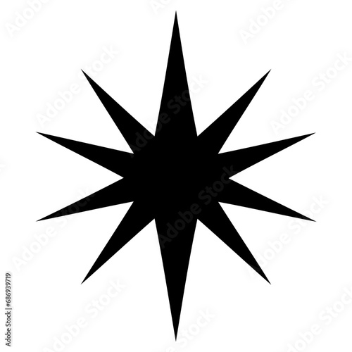spark Icon Illustration. Vector SVG