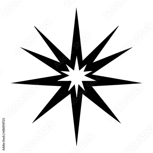 spark Icon Illustration. Vector SVG