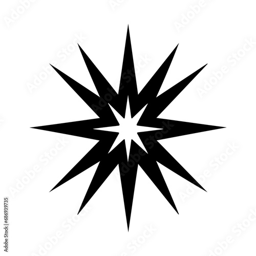 spark Icon Illustration. Vector SVG