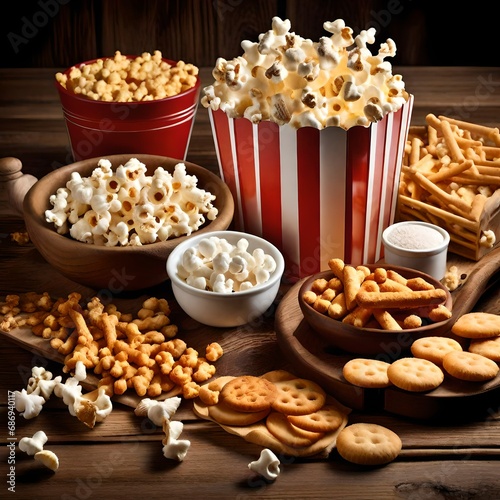 popcorn and snacks