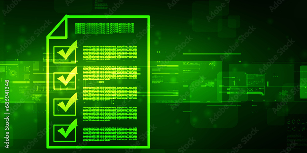2d rendering documents concept illustration
2d rendering documents concept illustration