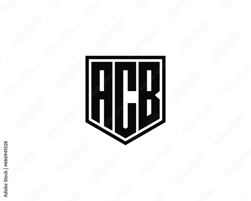 ACB logo design vector template ACB logo design vector template