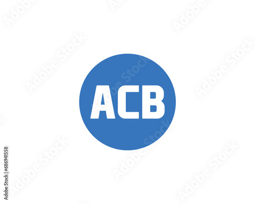 ACB logo design vector template © xcoolee