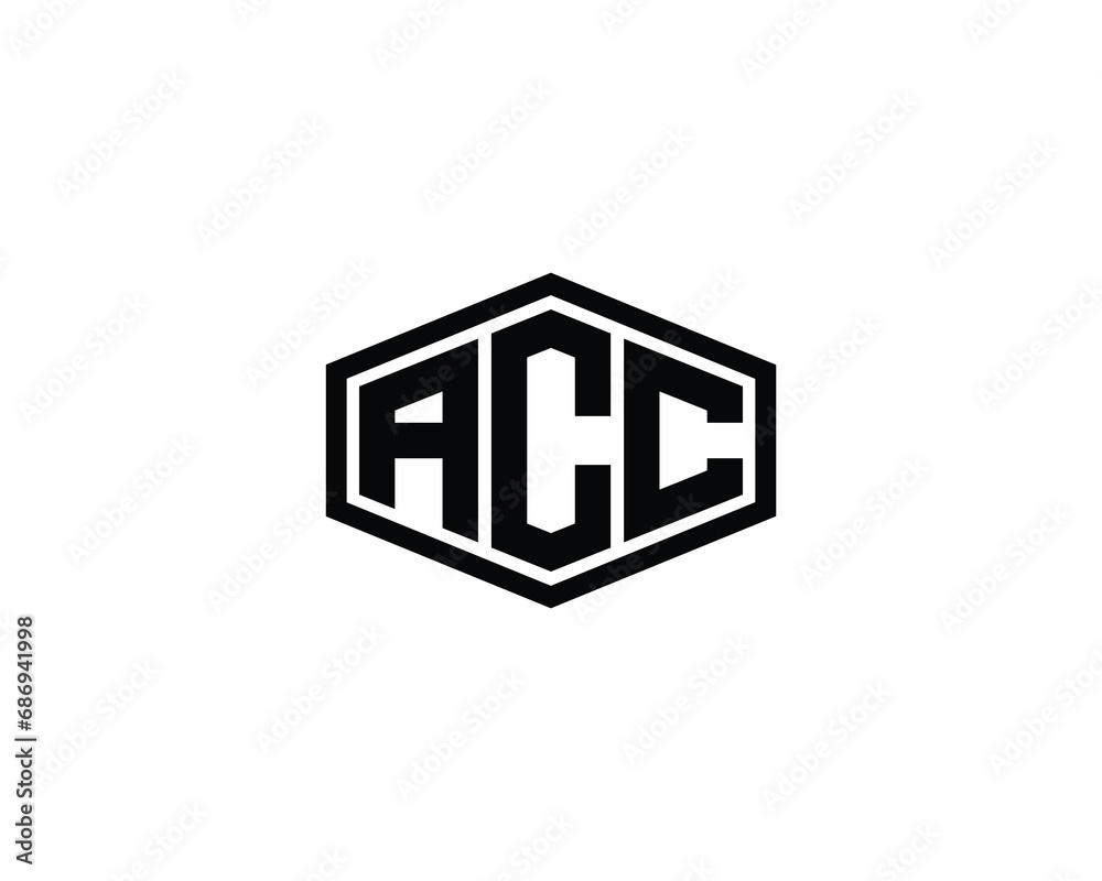 ACC Logo design vector template ACC Logo design vector template