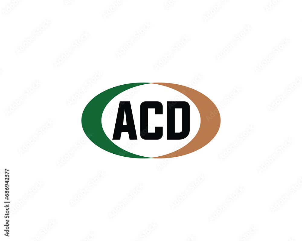 ACD logo design vector template ACD logo design vector template