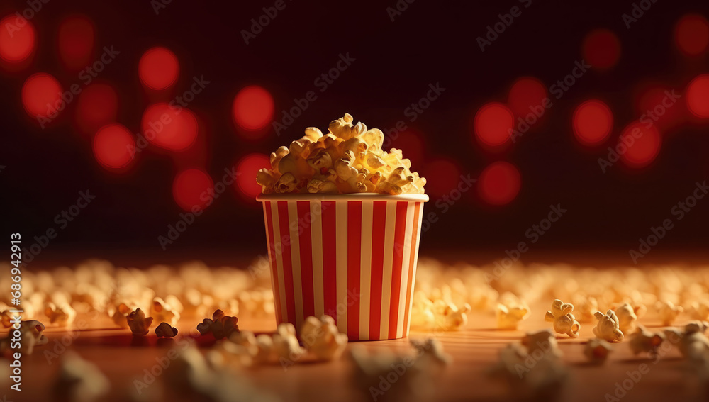 popcorn in a movie