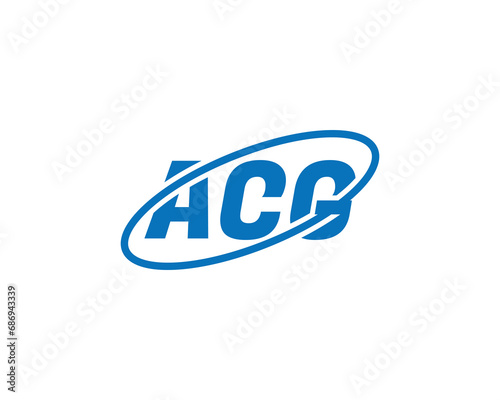 ACG logo design vector template