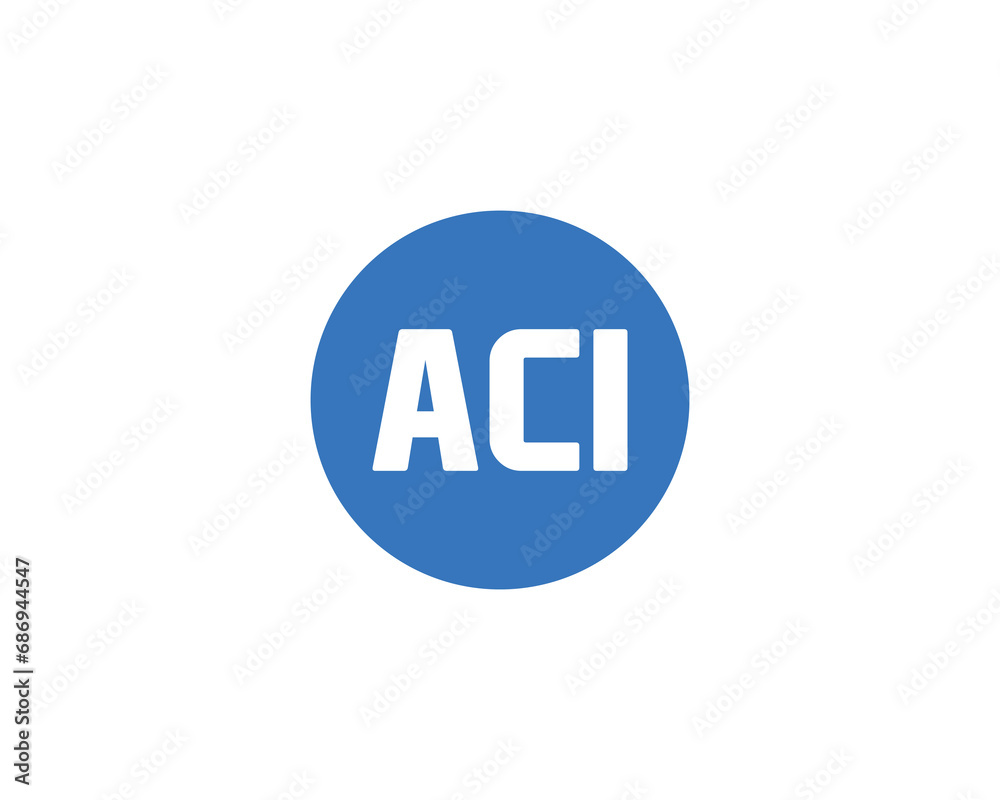 ACI logo design vector template ACI logo design vector template