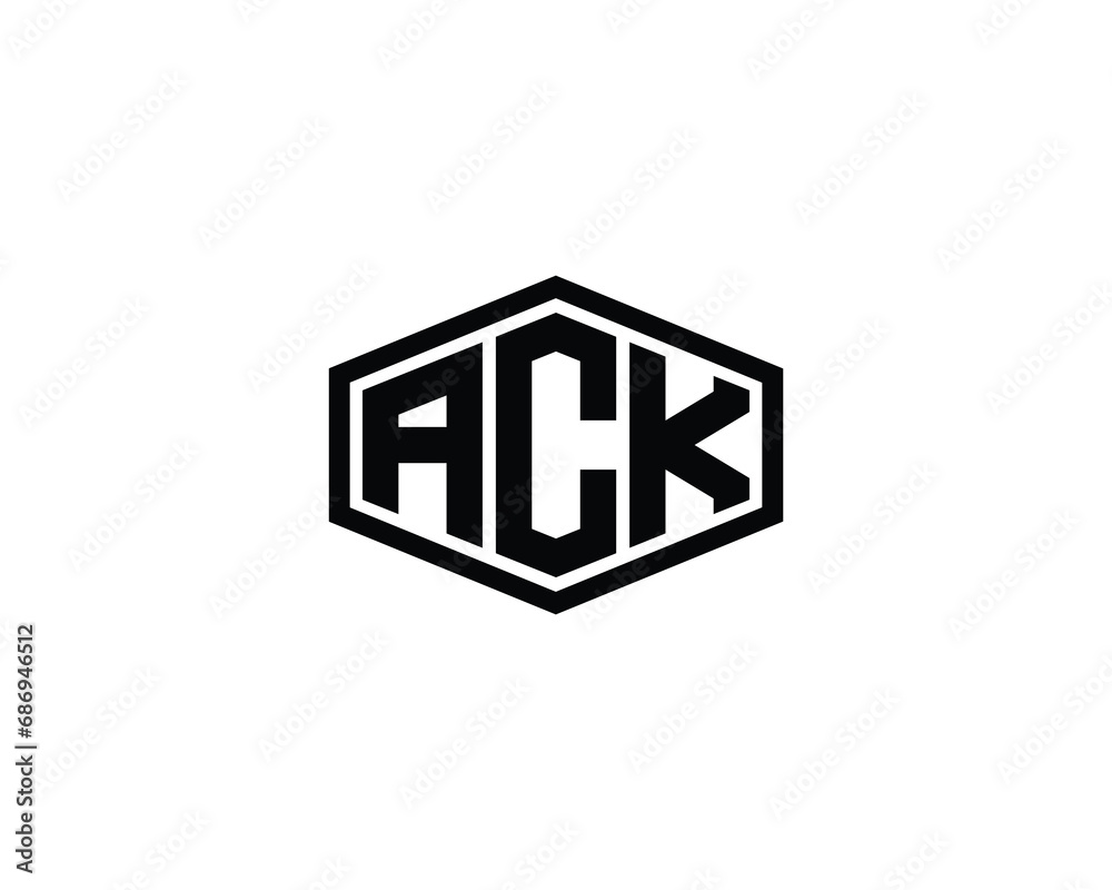 ACK logo design vector template ACK logo design vector template
