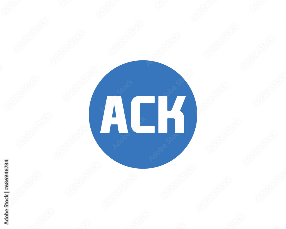 ACK logo design vector template ACK logo design vector template