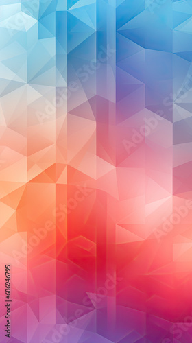 Abstract Citrus Geometric Multicolored Vertical Background Web Backdrop App Wallpaper with Digital Shapes
