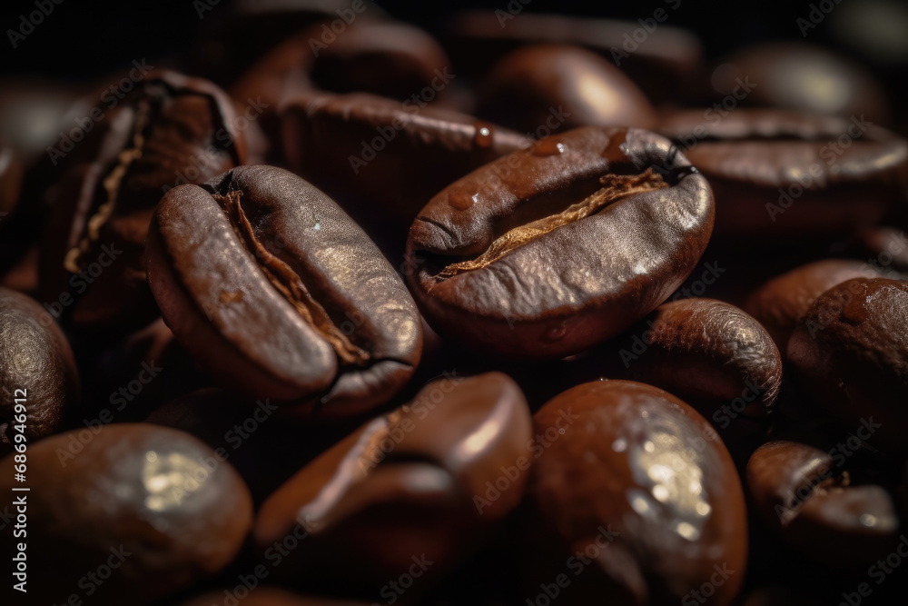 Fototapeta premium coffee beans background