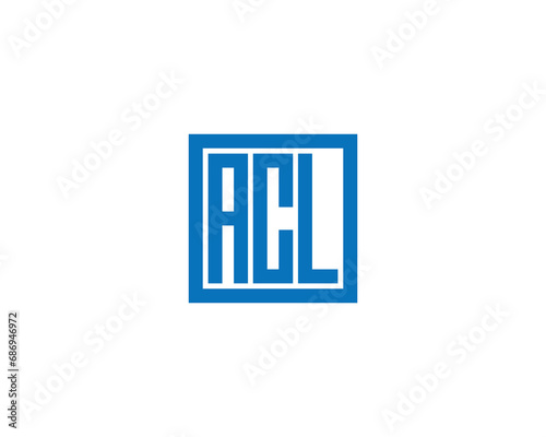 ACL logo design vector template