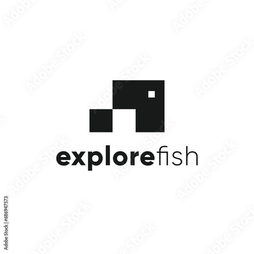 fish, box, home, logo designs