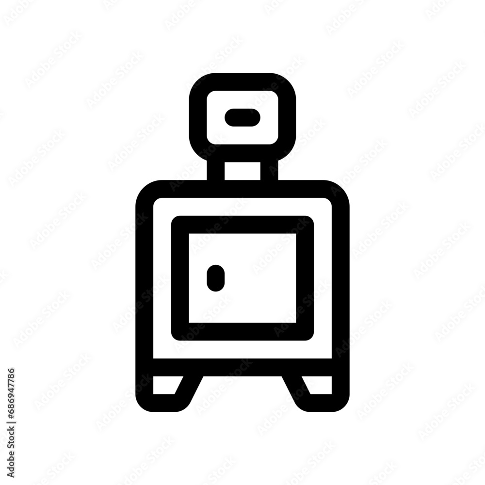 refrigerator line icon refrigerator line icon