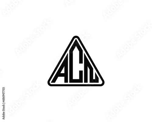 ACN logo design vector template