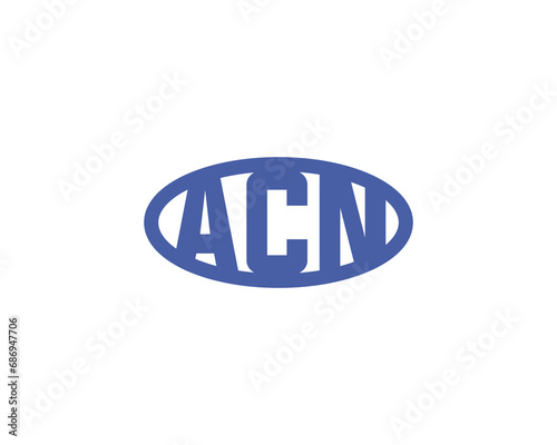 ACN logo design vector template
