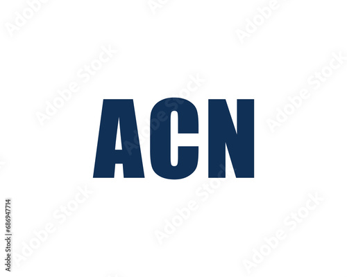 ACN logo design vector template