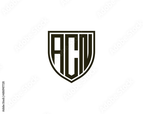 ACN logo design vector template