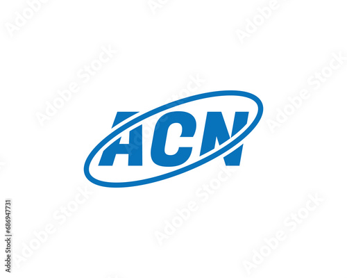 ACN logo design vector template